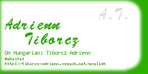 adrienn tiborcz business card